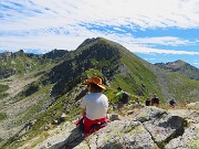 30 Dal Passo  di Valcervia (2319 m)  con vista verso il Corno Stella